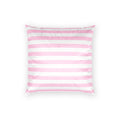 Pink Stripe Velvet Pillow Cover — Soft Poly Velvet Decorative Throw Pillow