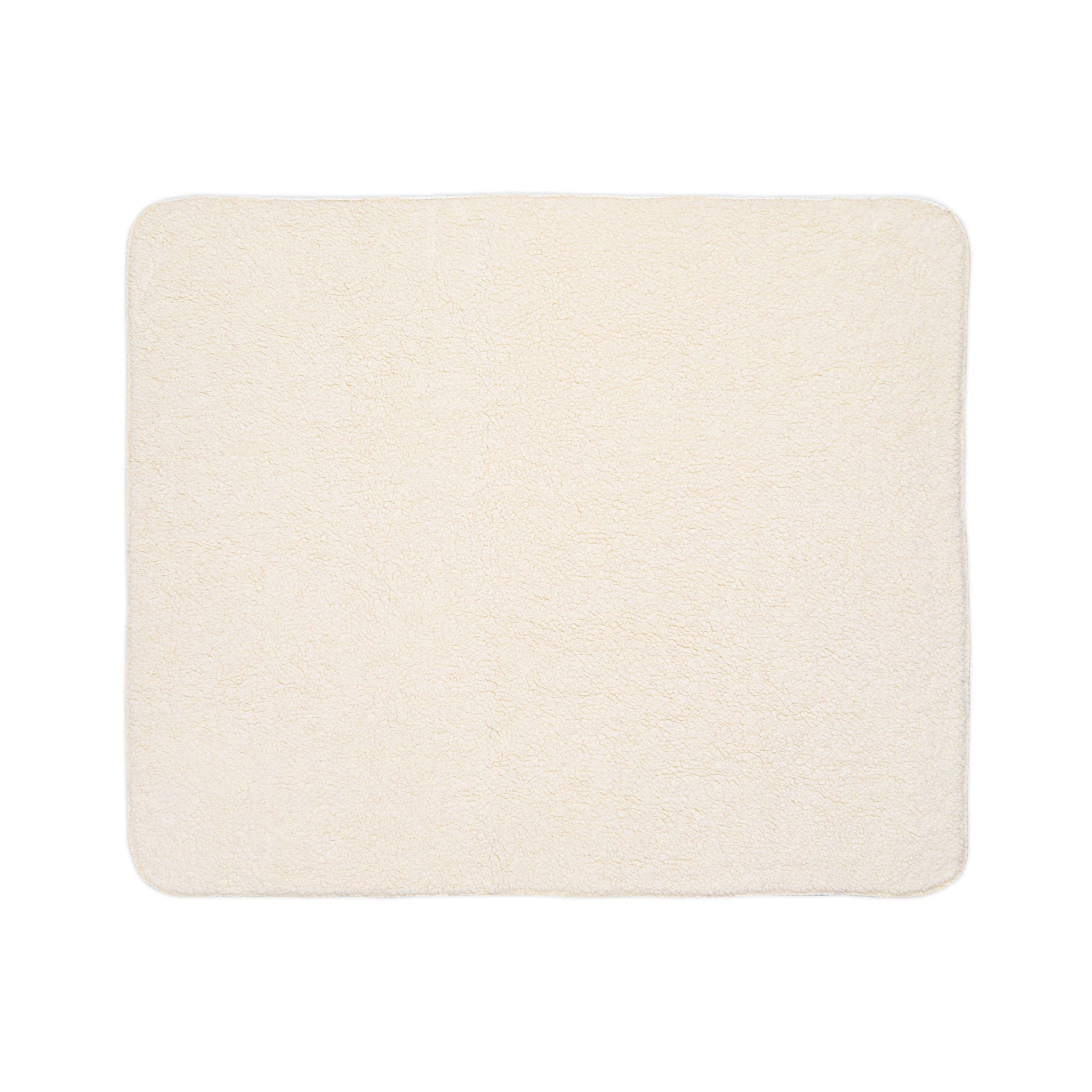 Pink Stripe Fleece Sherpa Blanket