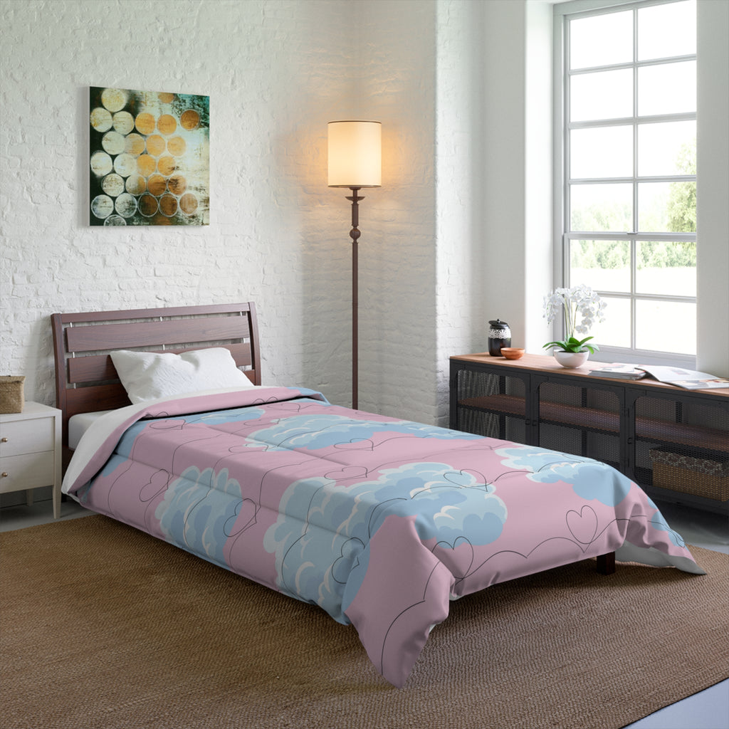 Pink Cloud Comforter