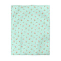 Floral Mint Duvet Cover