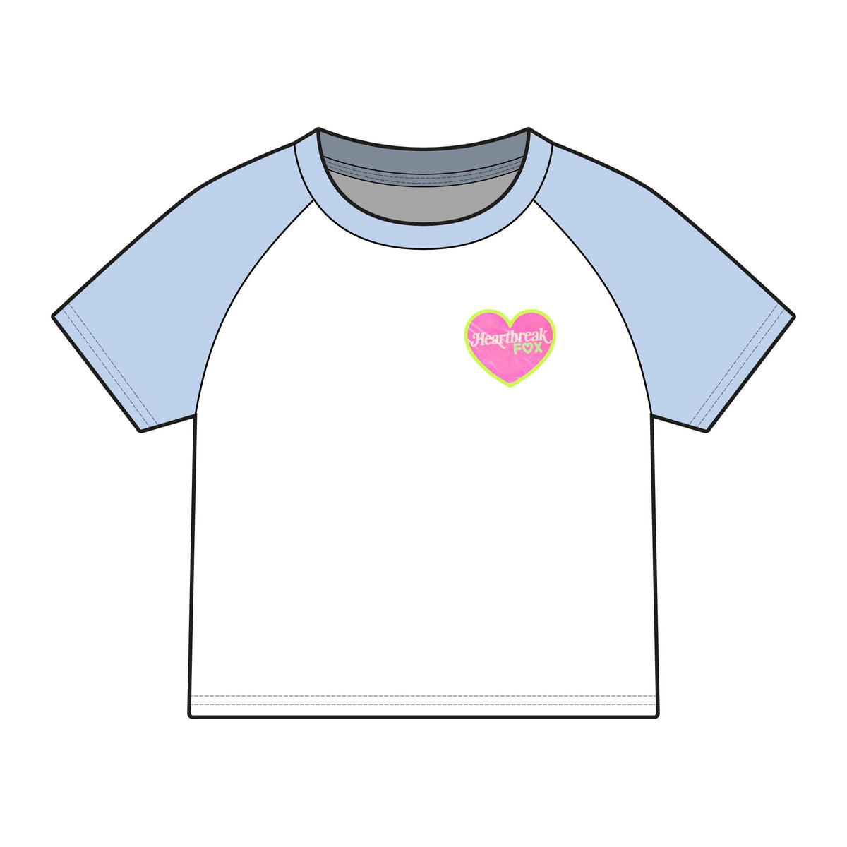 Women's Micro Rib Raglan Baby Tee