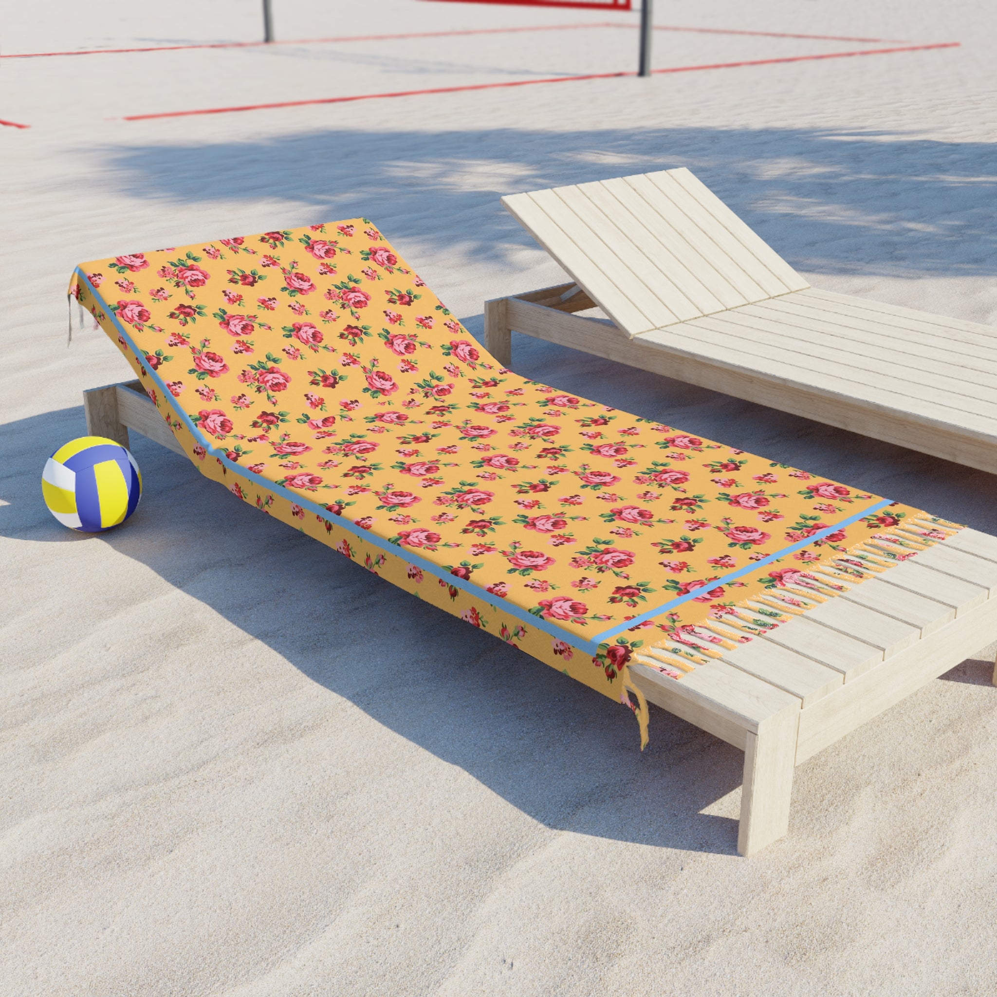 Floral Beach Towel