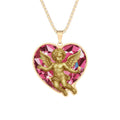Gold Angel  Baby Necklace