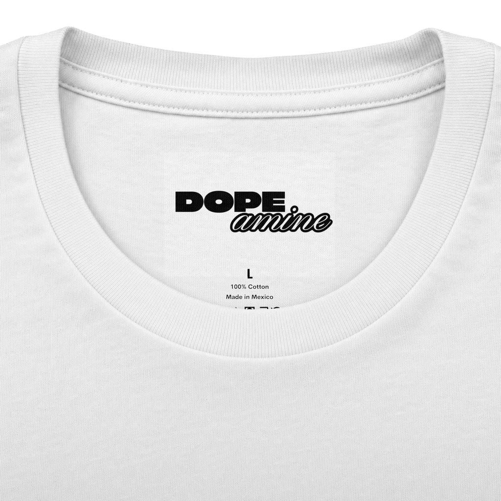 DopeAMINE Graphic Tee — "Me vs Me" Skate-Style Crew T-Shirt