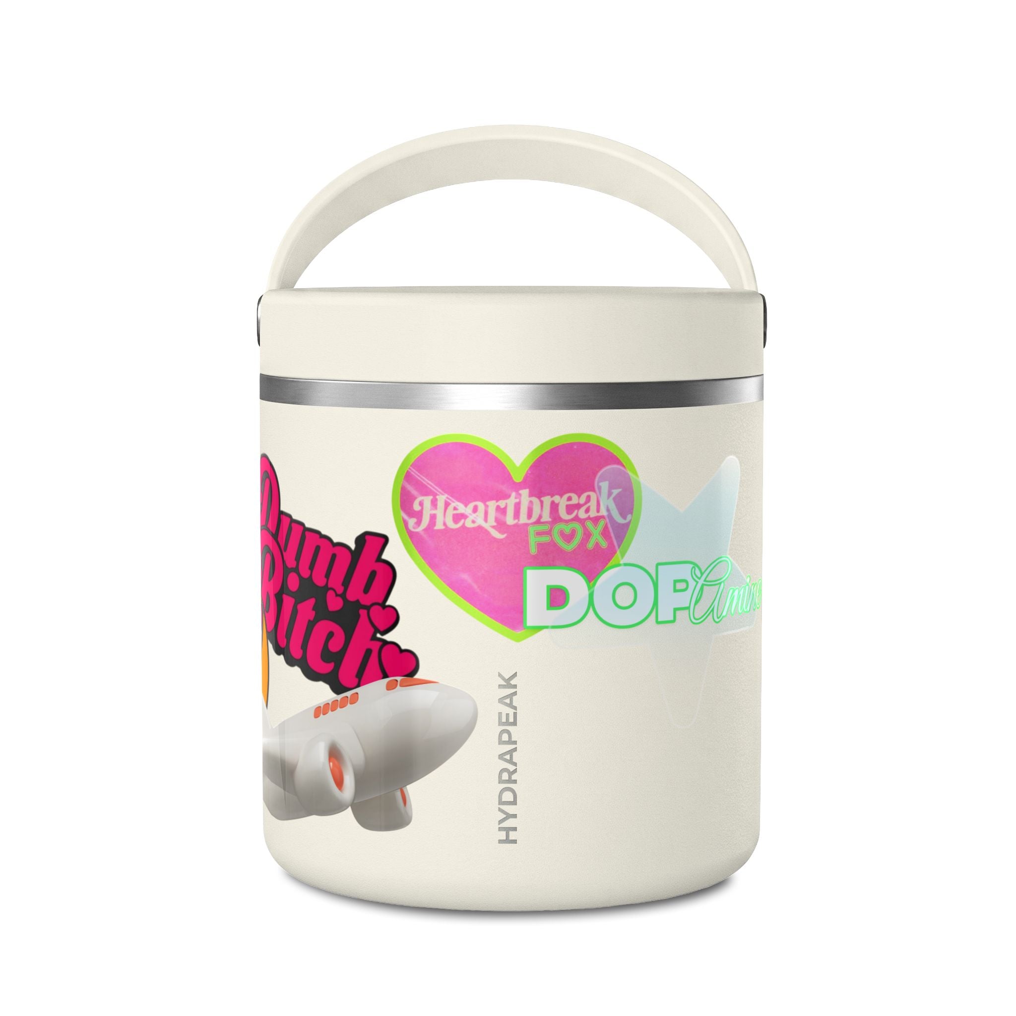 25oz Insulated Food Jar — Sticker Bomb  HeartbreakFox