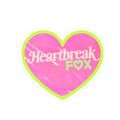 Heartbreak Fox Pink Heart Kiss-Cut Sticker