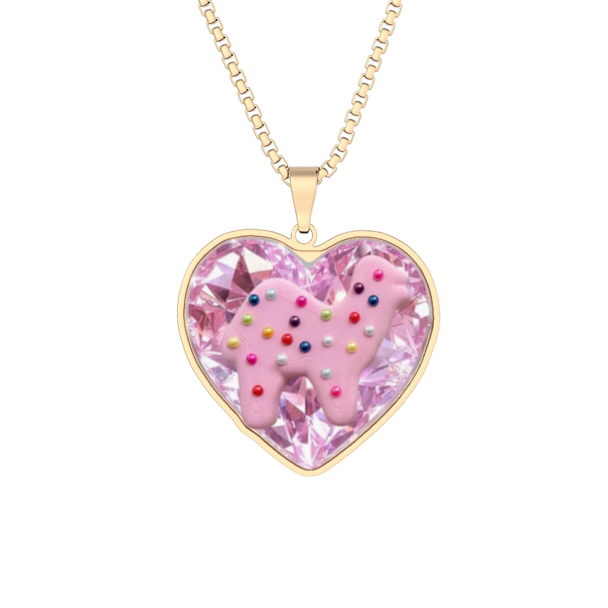 Animal Cracker Cookie Necklace