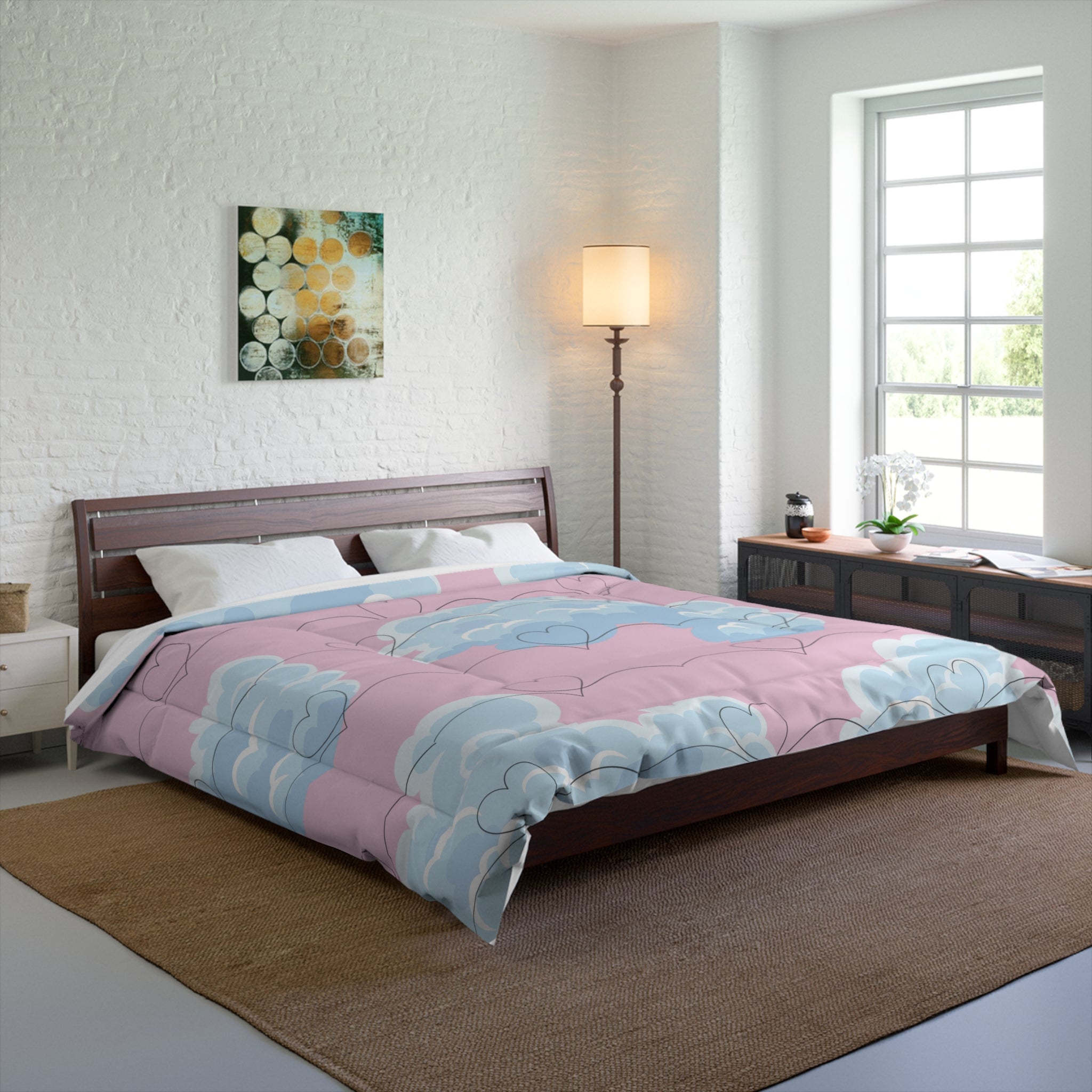 Pink Cloud Comforter