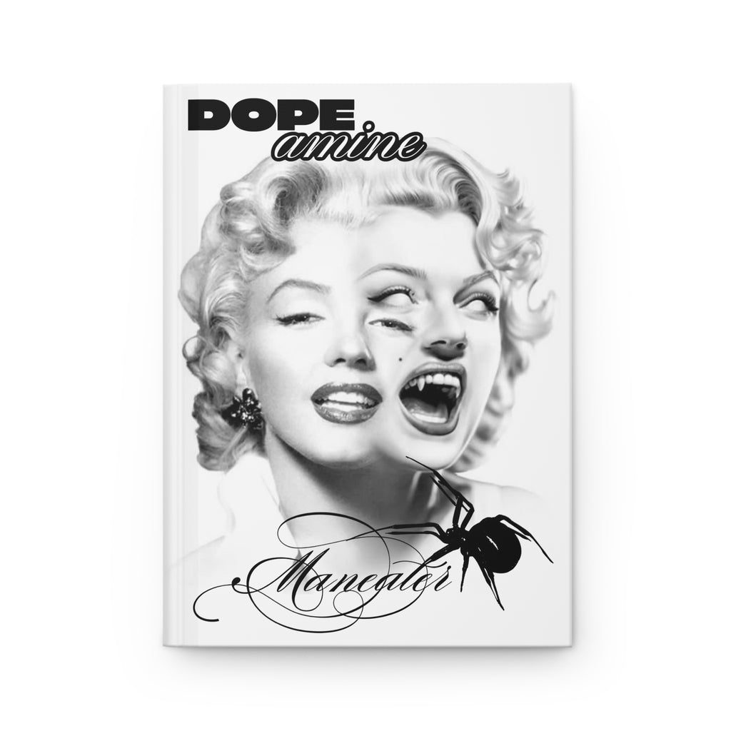 Me vs Me Hardcover Journal — Marilyn Double Exposure Art Notebook