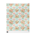 Vintage Rose Bow Wrapping Paper — Pastel Floral Gift Wrap