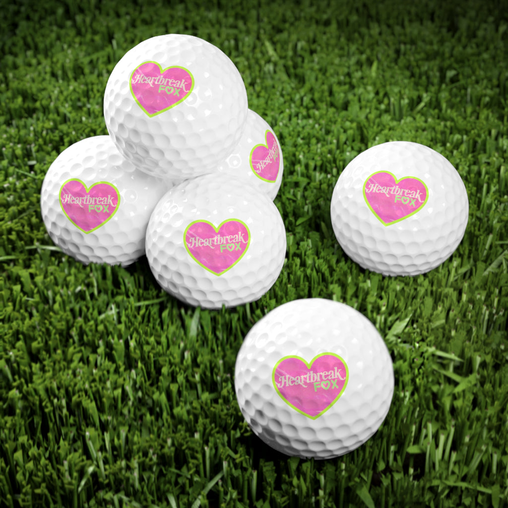 GirlyGirl Golf Balls, 6pcs