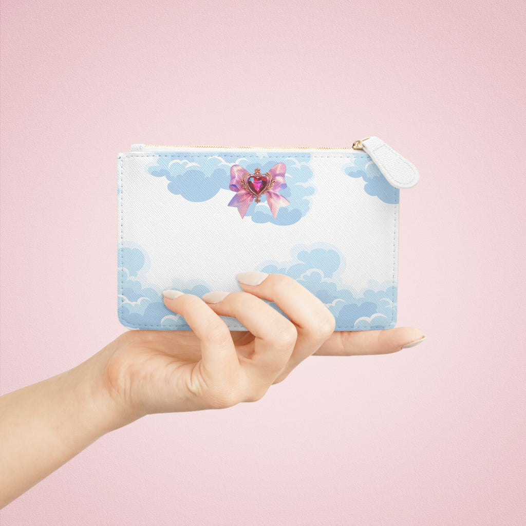 Mini Clutch — Pastel Cloud Wristlet