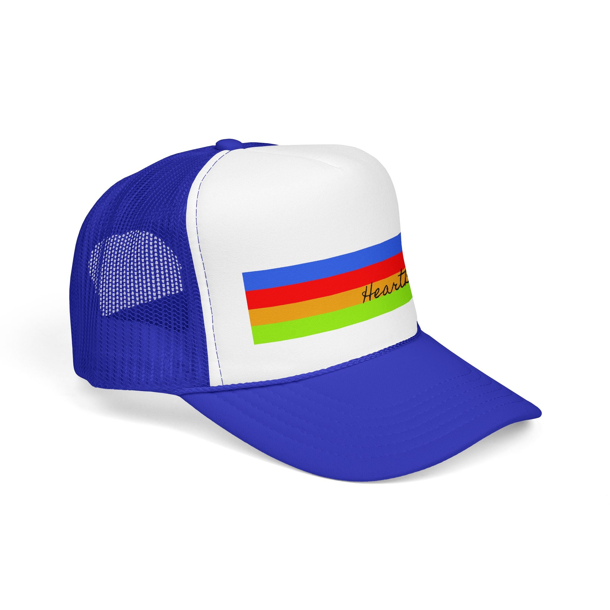Retro Rainbow "Heartbreaker" Foam Cap