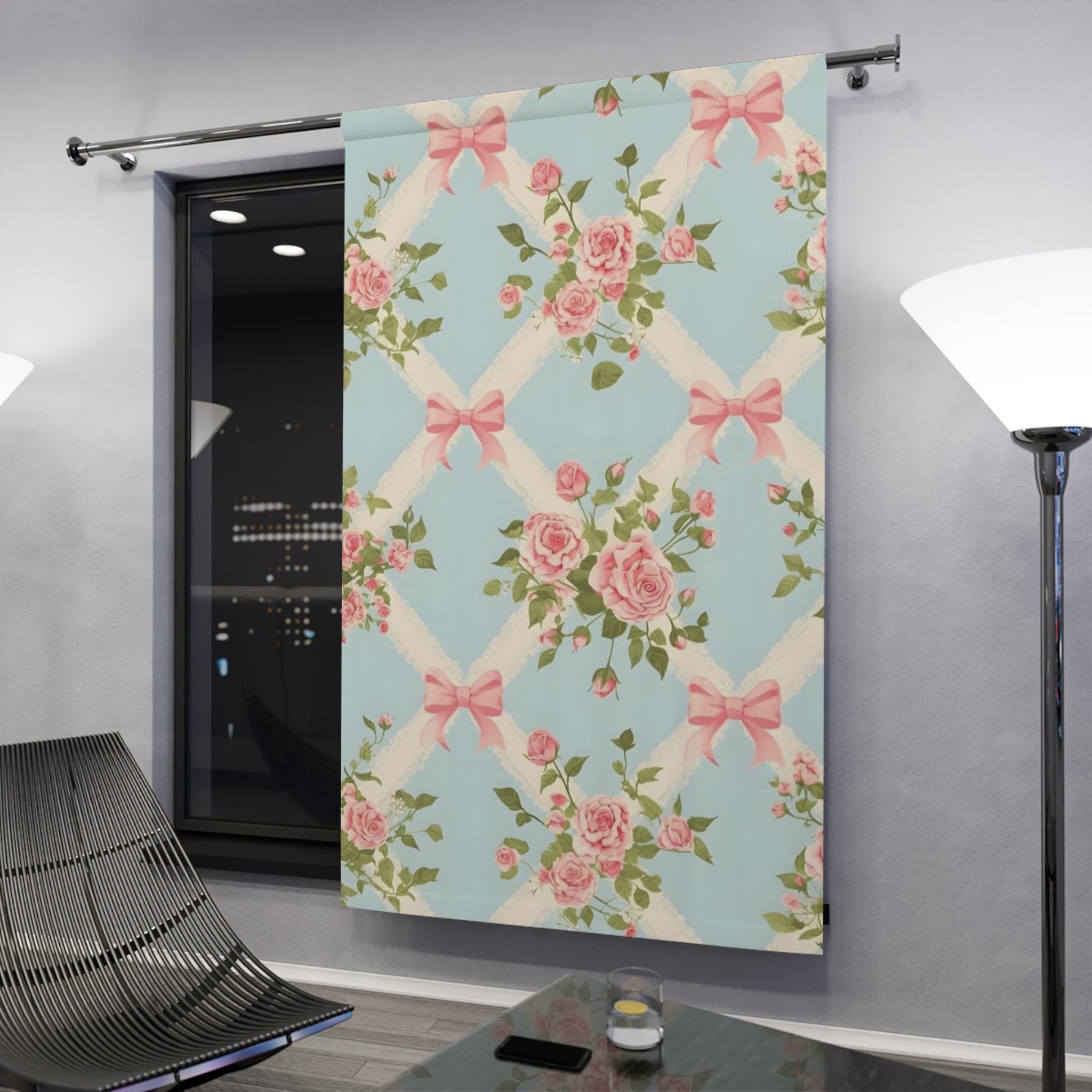 Fresh Start Floral Window Curtain