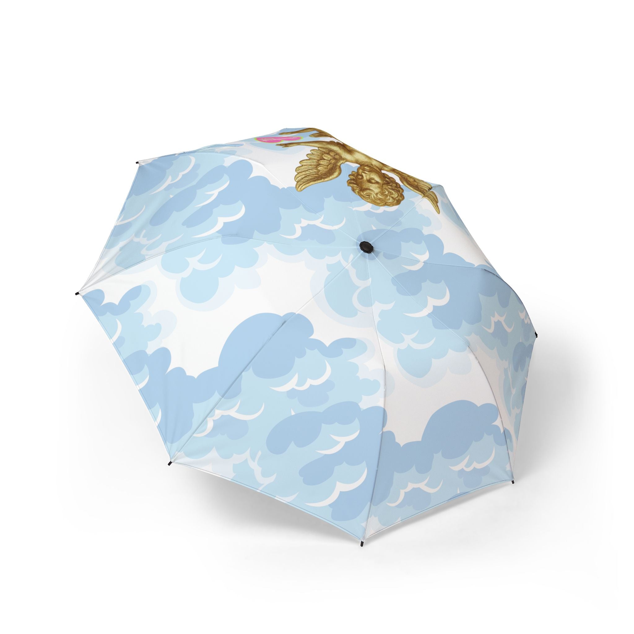 Cloud Angel Foldable Umbrella — Semi‑Automatic Travel Umbrella