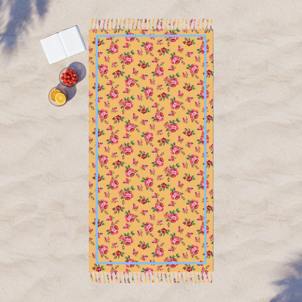 Floral Beach Towel