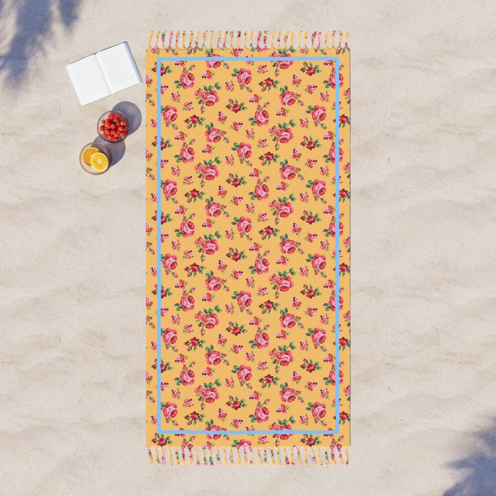 Floral Beach Towel