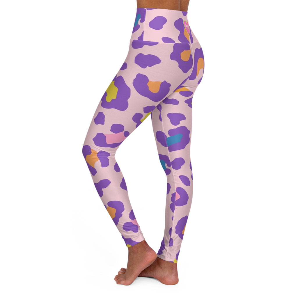 Unicorn Leopard High-Waisted Yoga Leggings