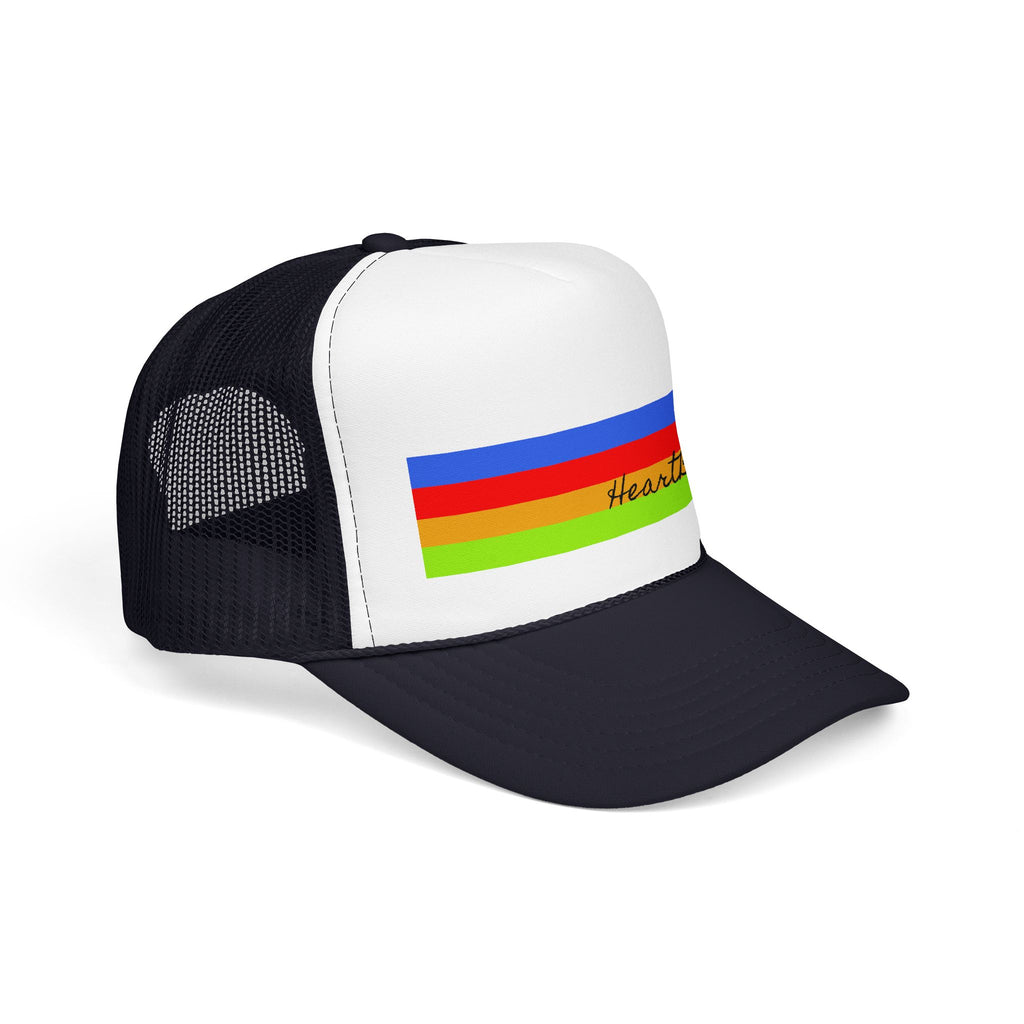 Retro Rainbow "Heartbreaker" Foam Cap