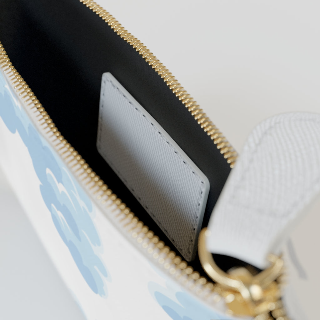 Mini Clutch — Pastel Cloud Wristlet