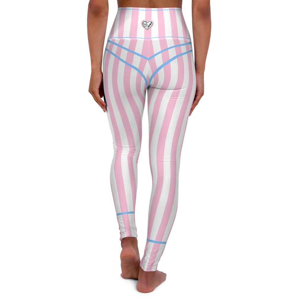 Malibu Barbie High-Waist Yoga Leggings