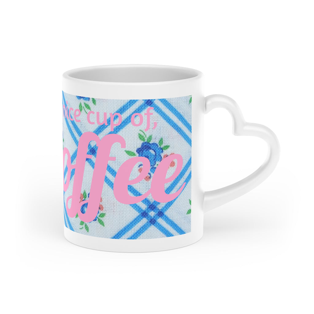 "How about a nice cup of F*ckoffee" Heart Mug