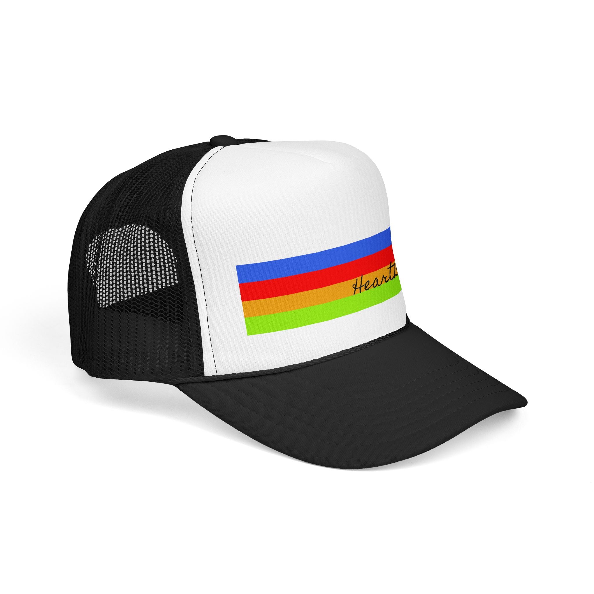 Retro Rainbow "Heartbreaker" Foam Cap