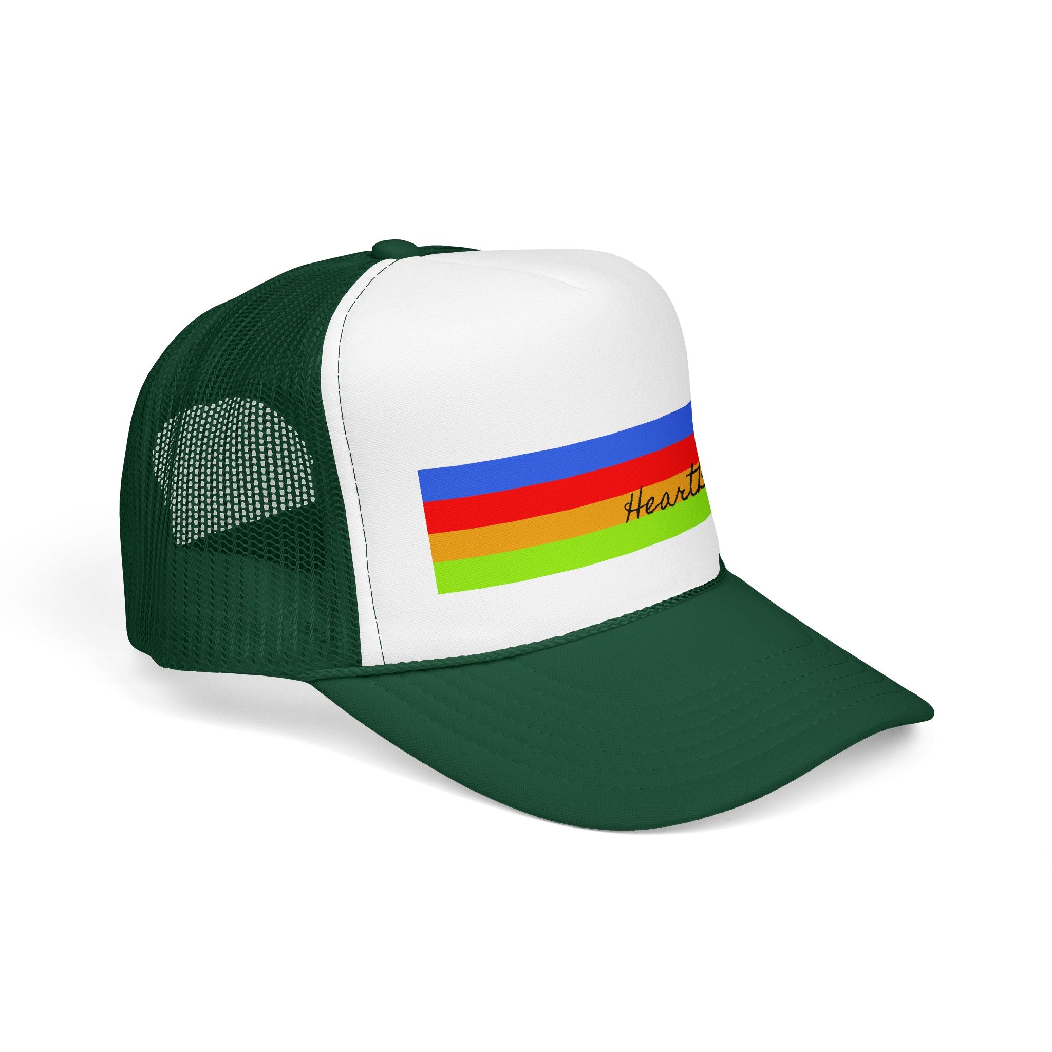 Retro Rainbow "Heartbreaker" Foam Cap