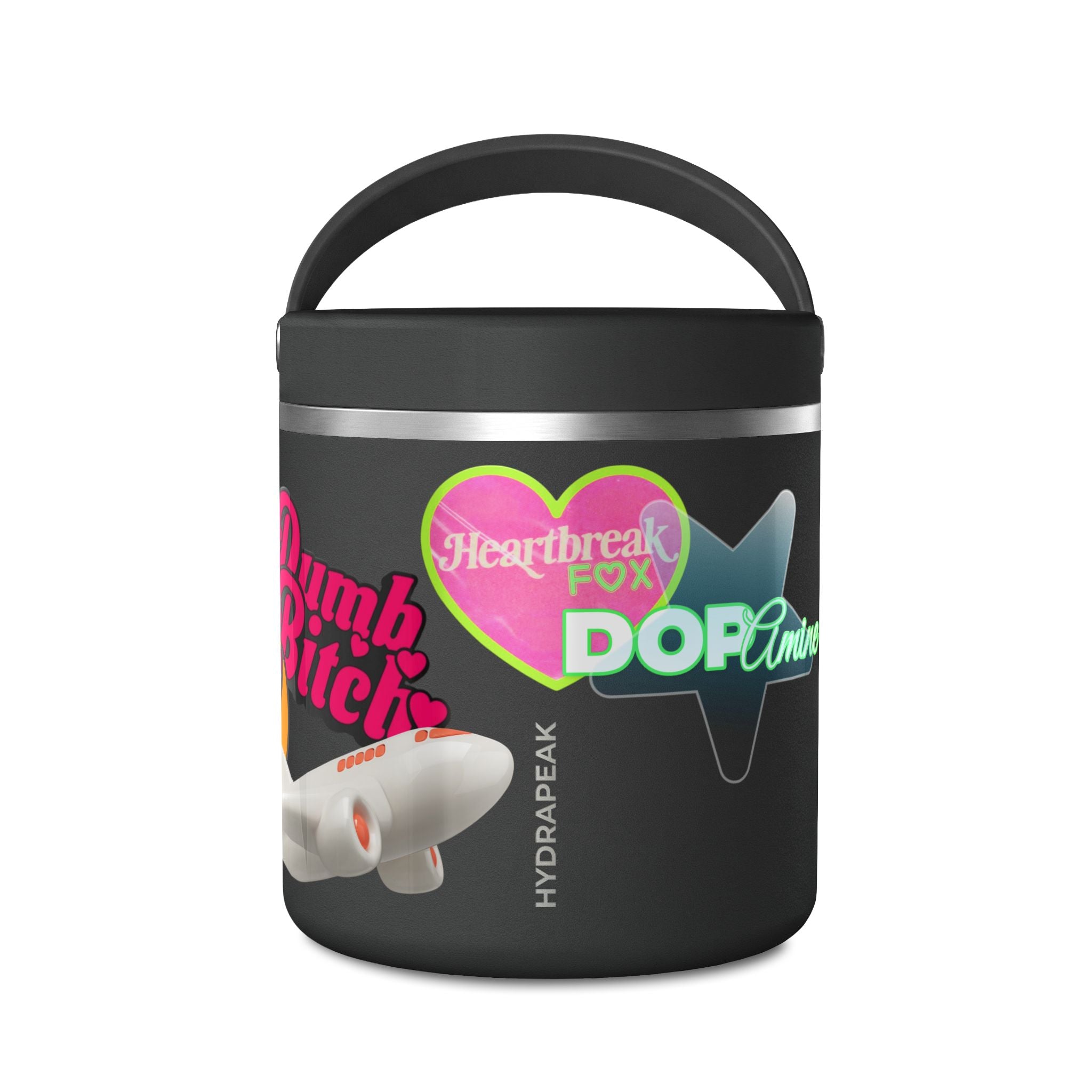 25oz Insulated Food Jar — Sticker Bomb  HeartbreakFox