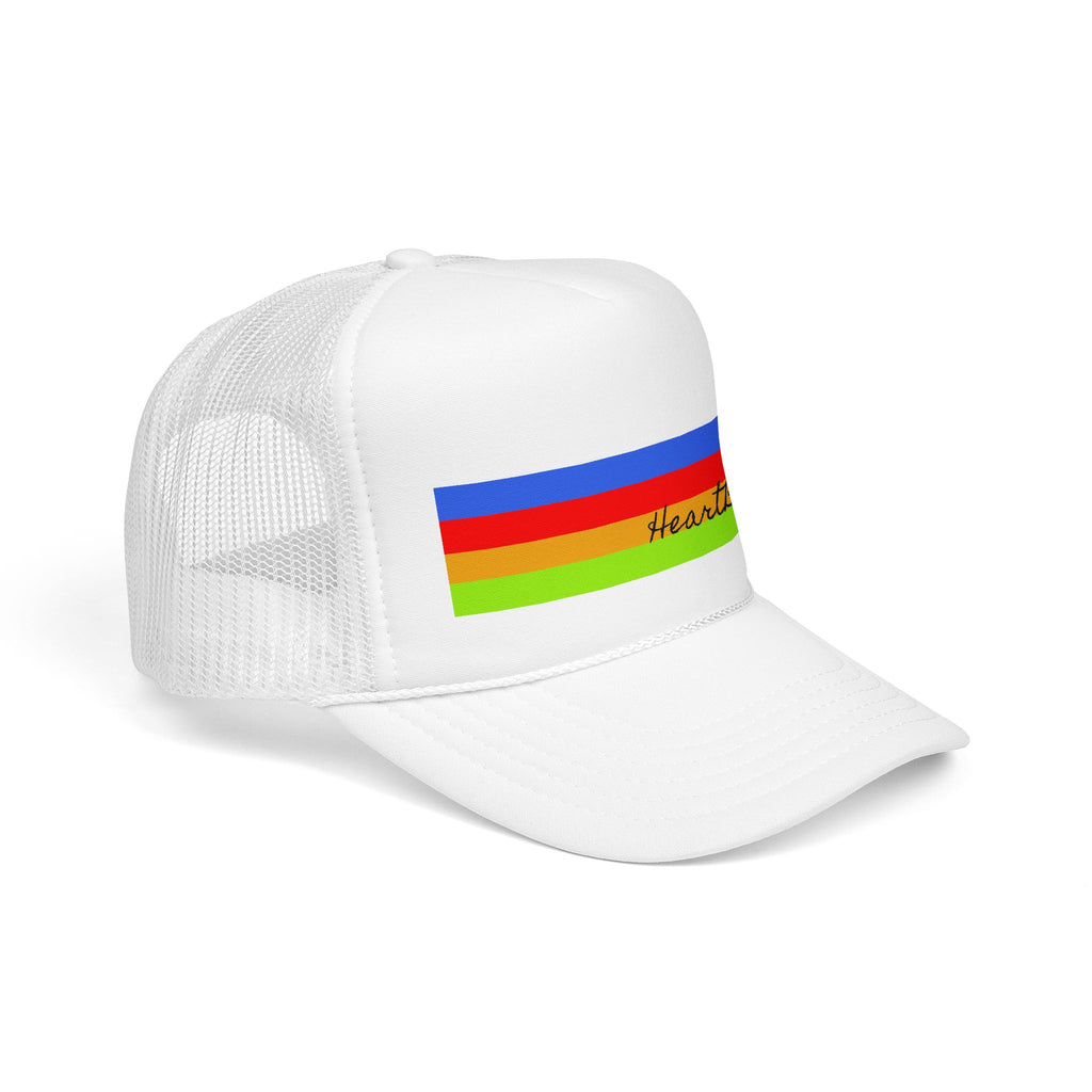Retro Rainbow "Heartbreaker" Foam Cap