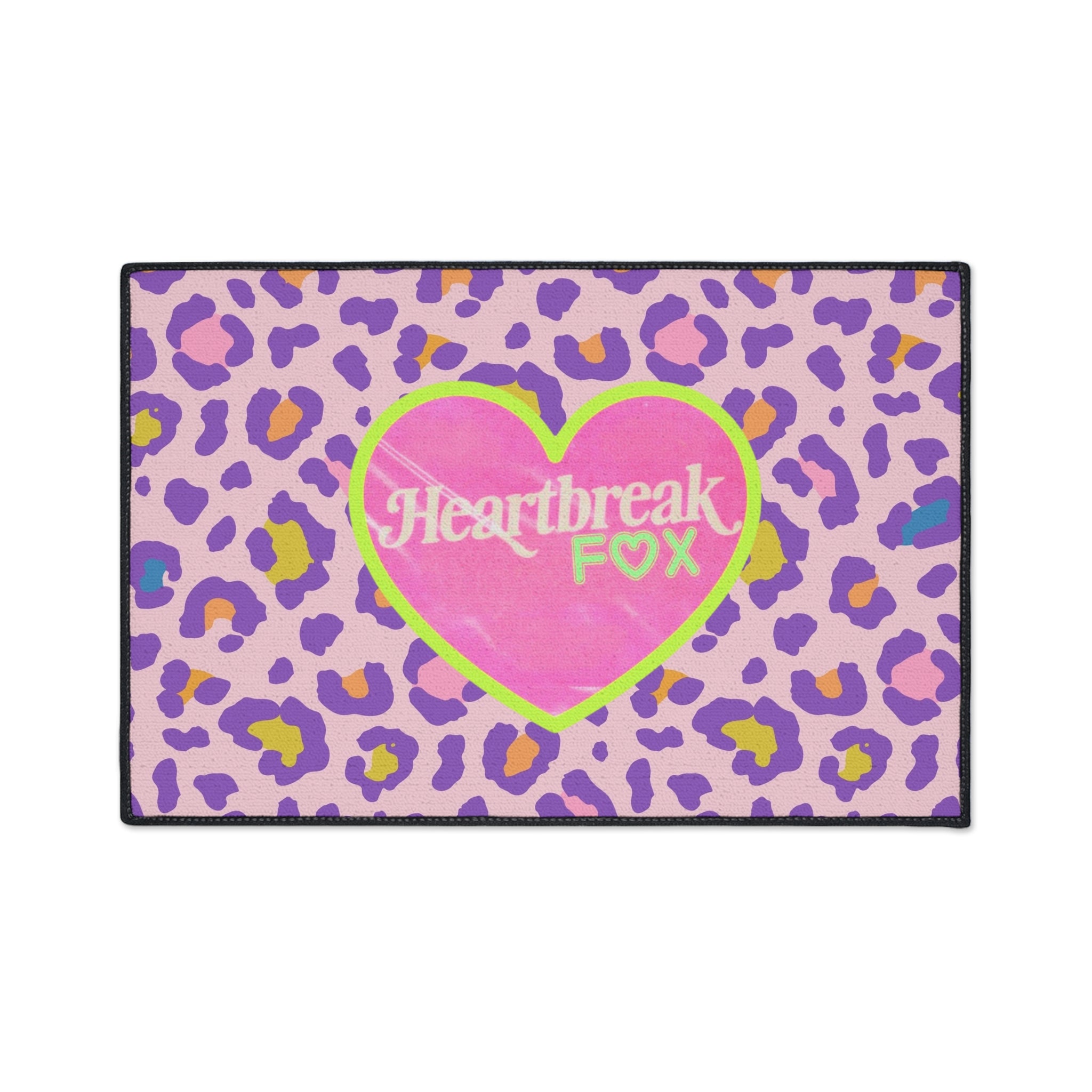Heartbreak Fox Leopard Floor Mat