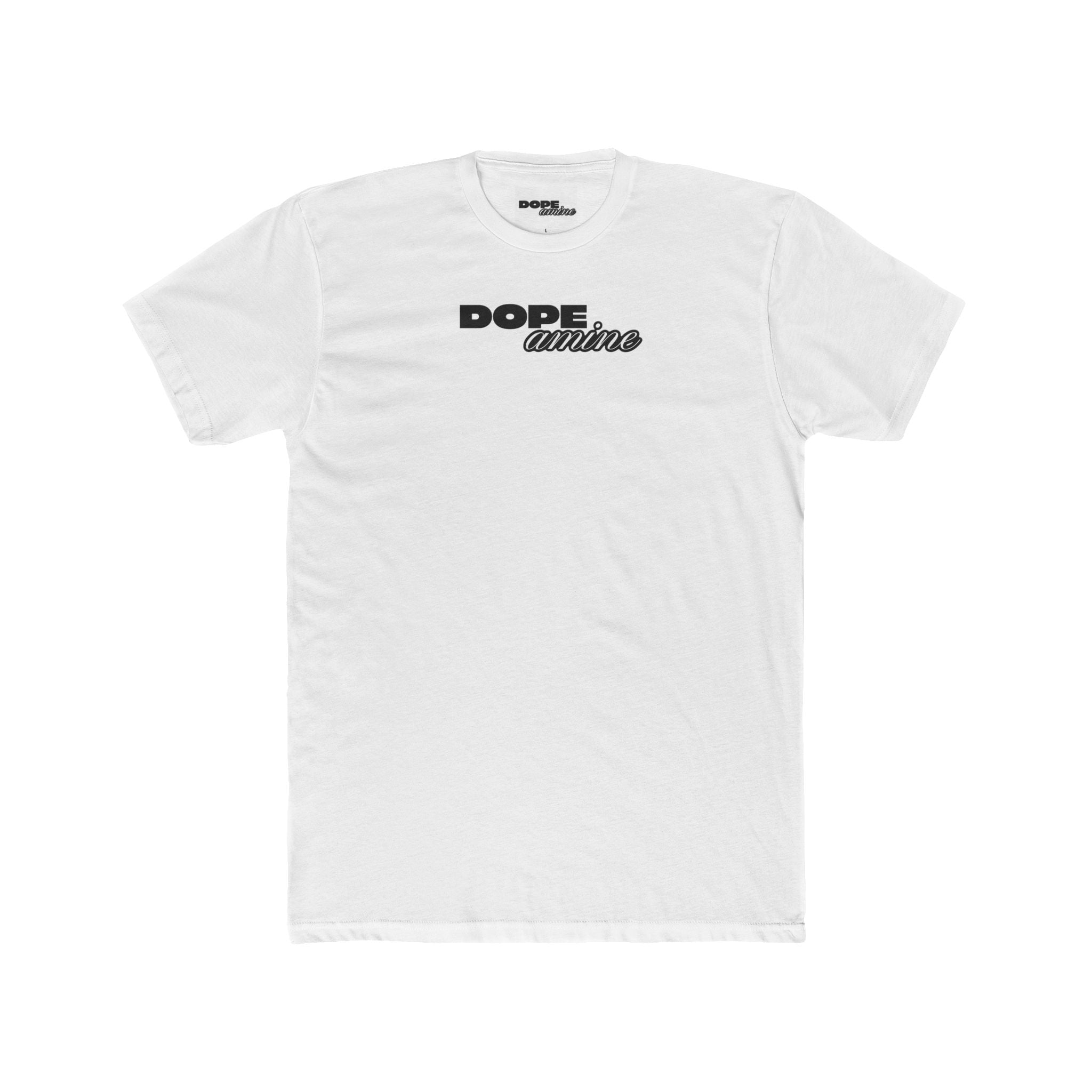 DopeAMINE Graphic Tee — "Me vs Me" Skate-Style Crew T-Shirt