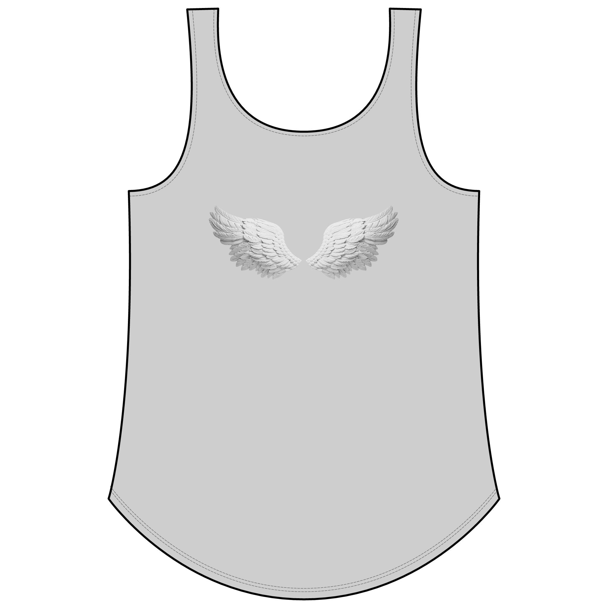 Real Ass Angel Festival Tank Top