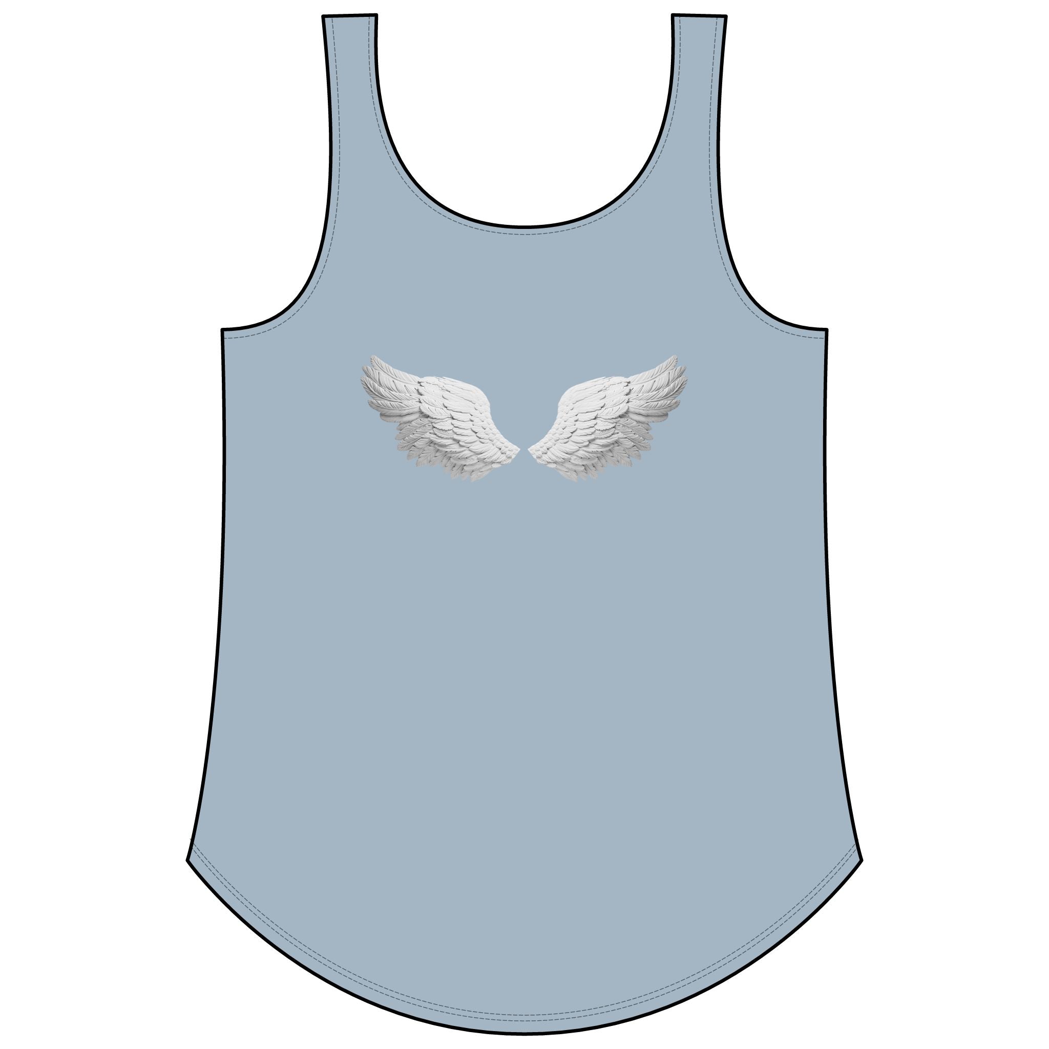 Real Ass Angel Festival Tank Top