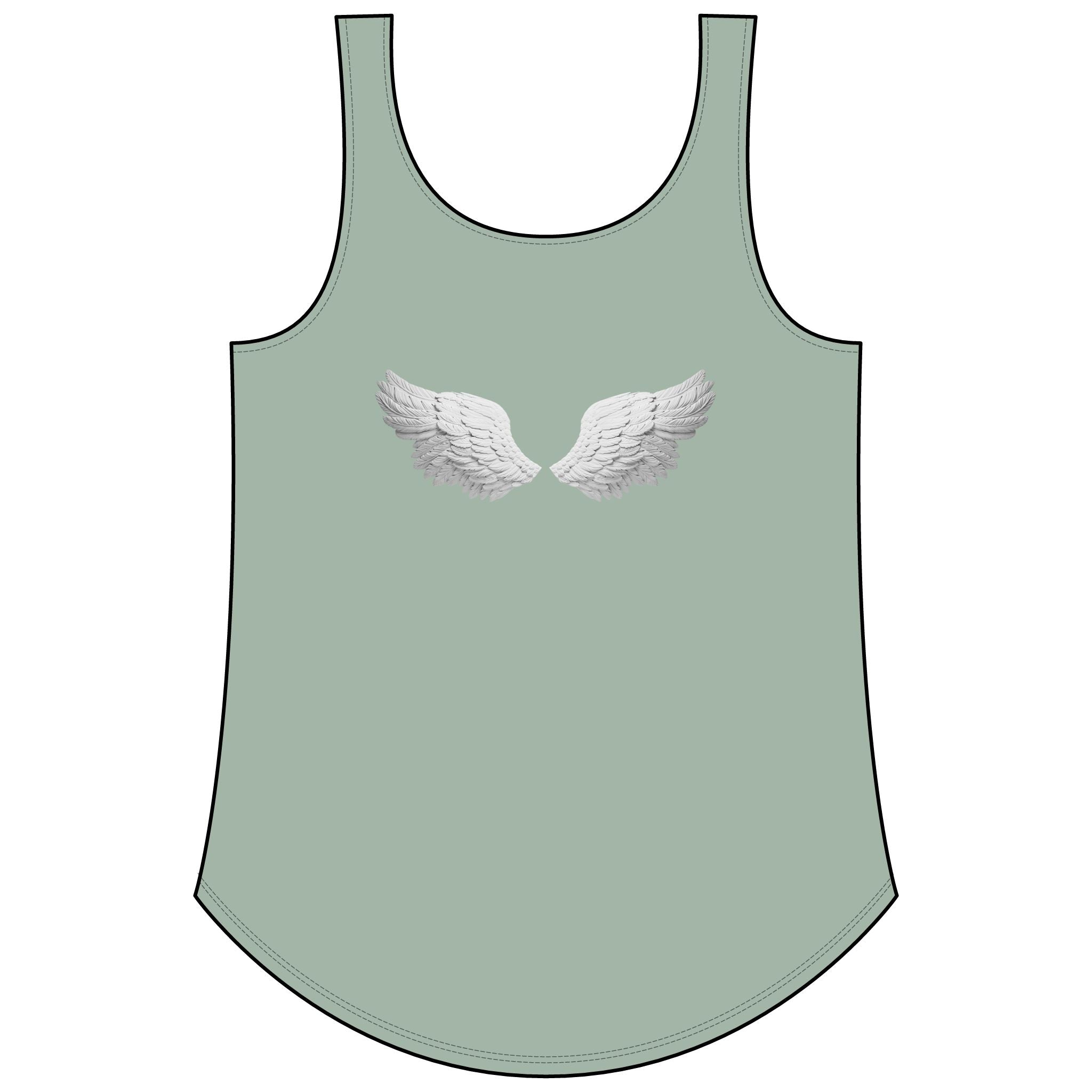 Real Ass Angel Festival Tank Top