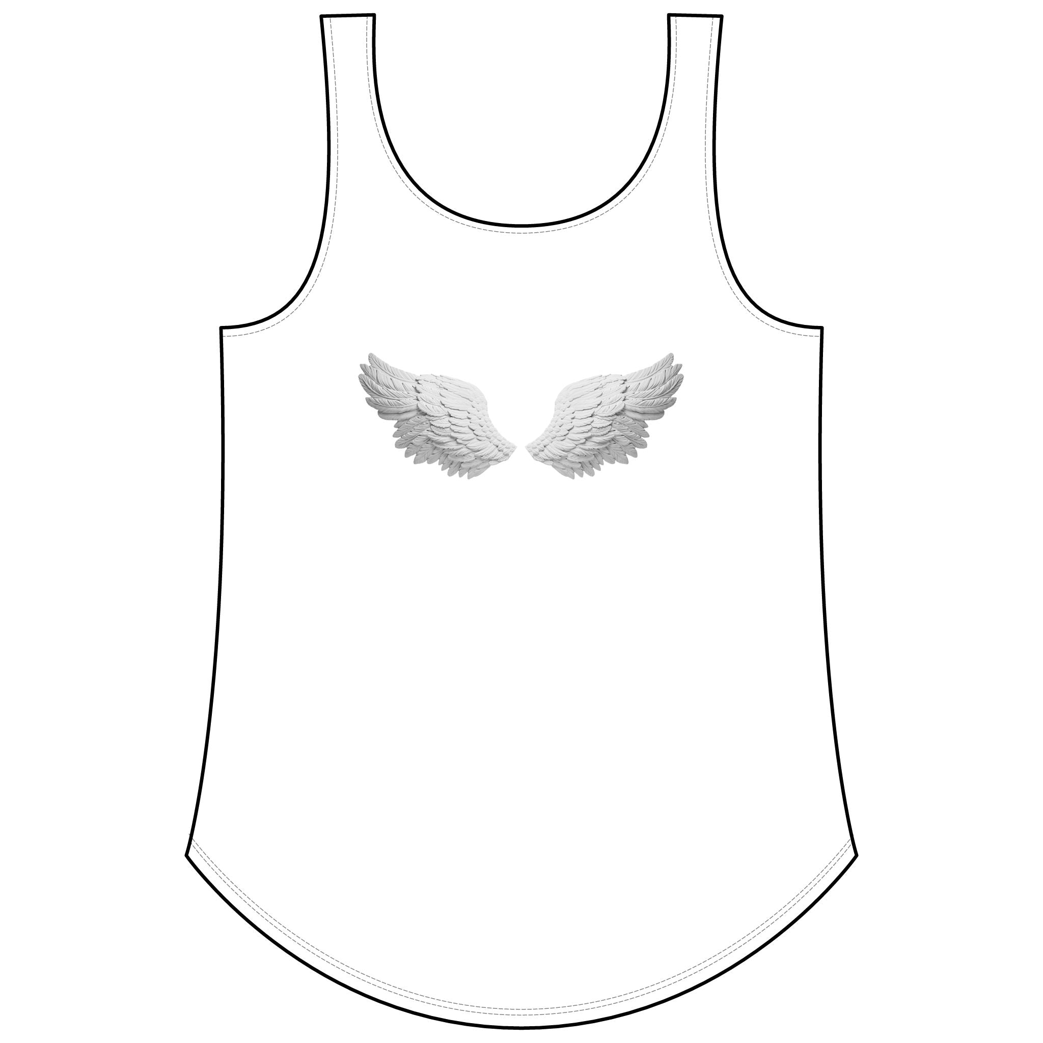 Real Ass Angel Festival Tank Top