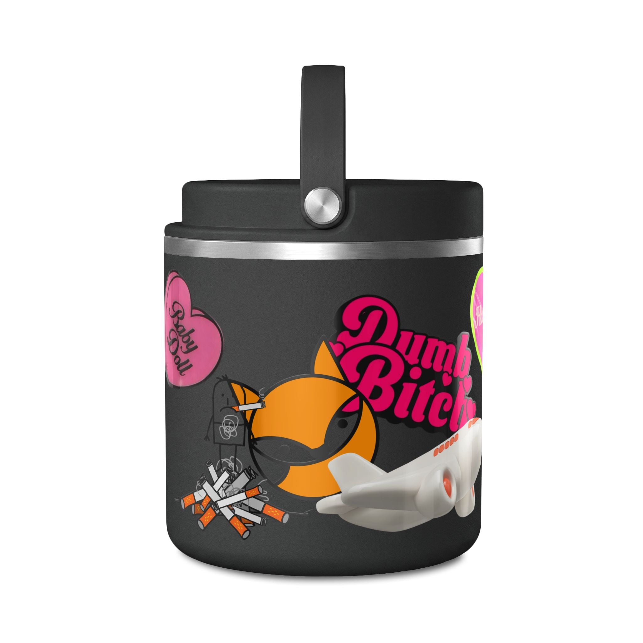 25oz Insulated Food Jar — Sticker Bomb  HeartbreakFox