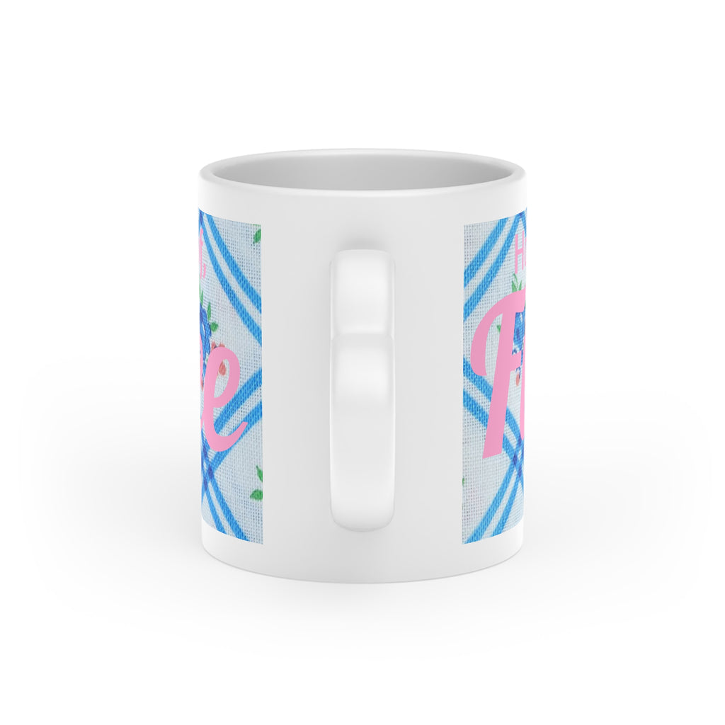 "How about a nice cup of F*ckoffee" Heart Mug