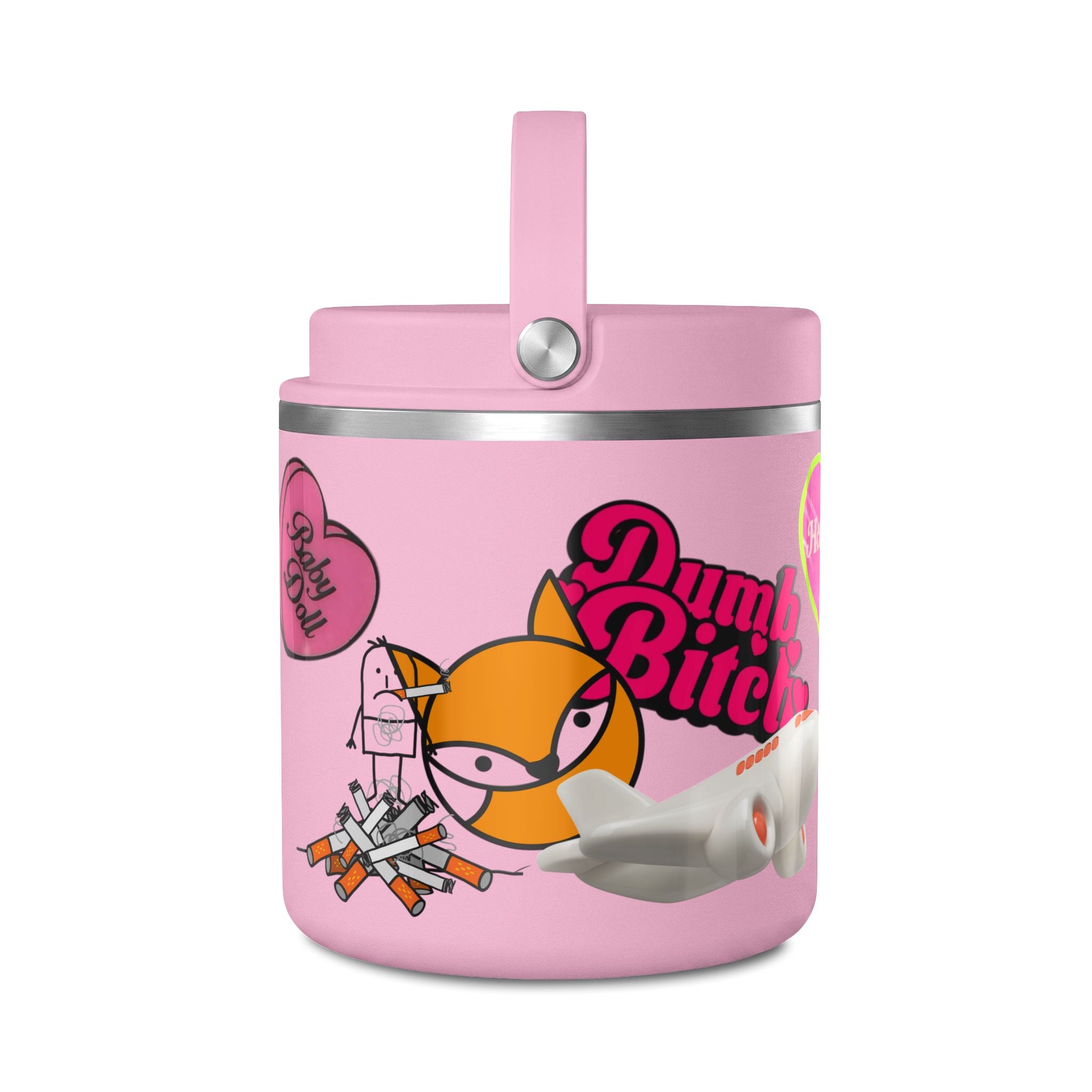 25oz Insulated Food Jar — Sticker Bomb  HeartbreakFox