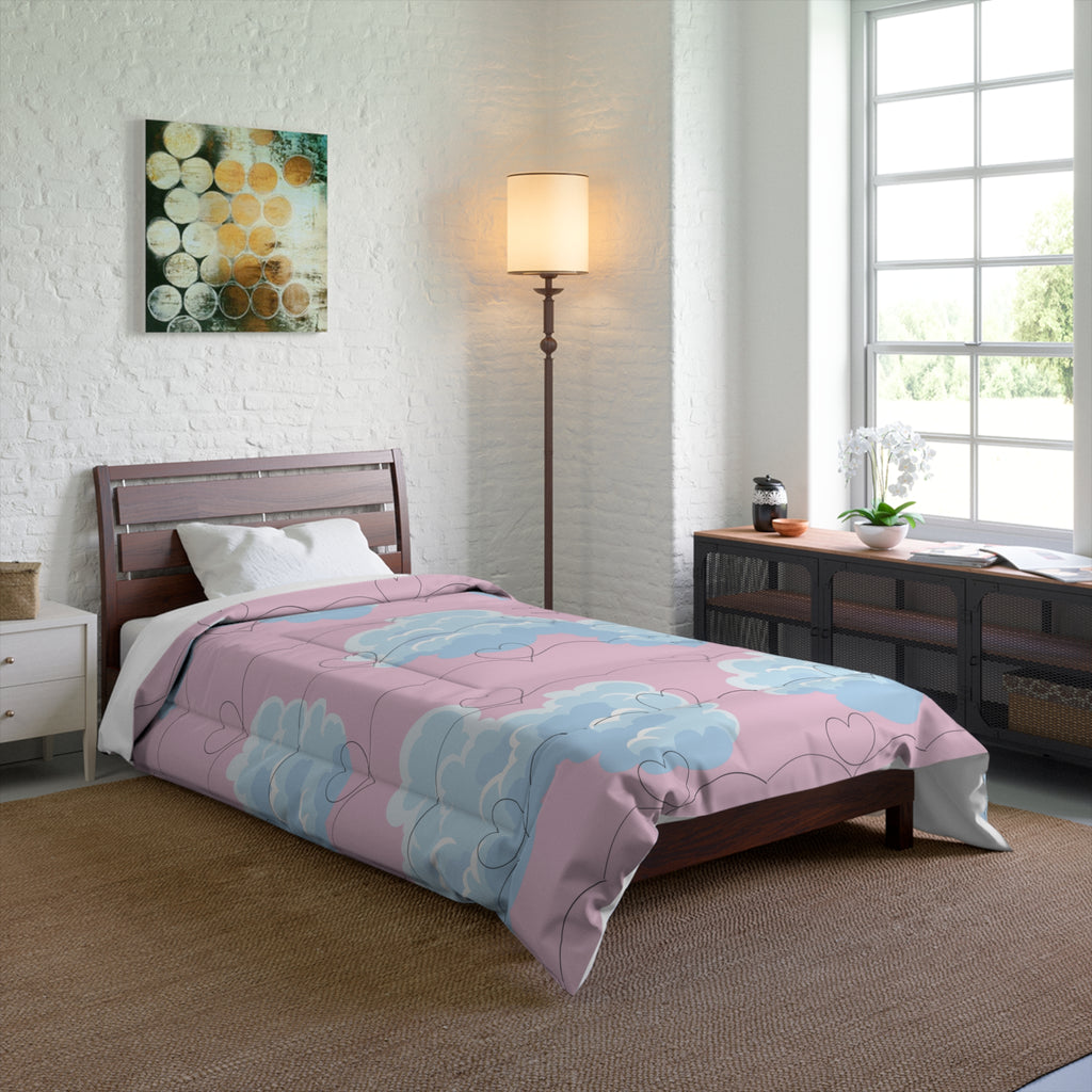 Pink Cloud Comforter