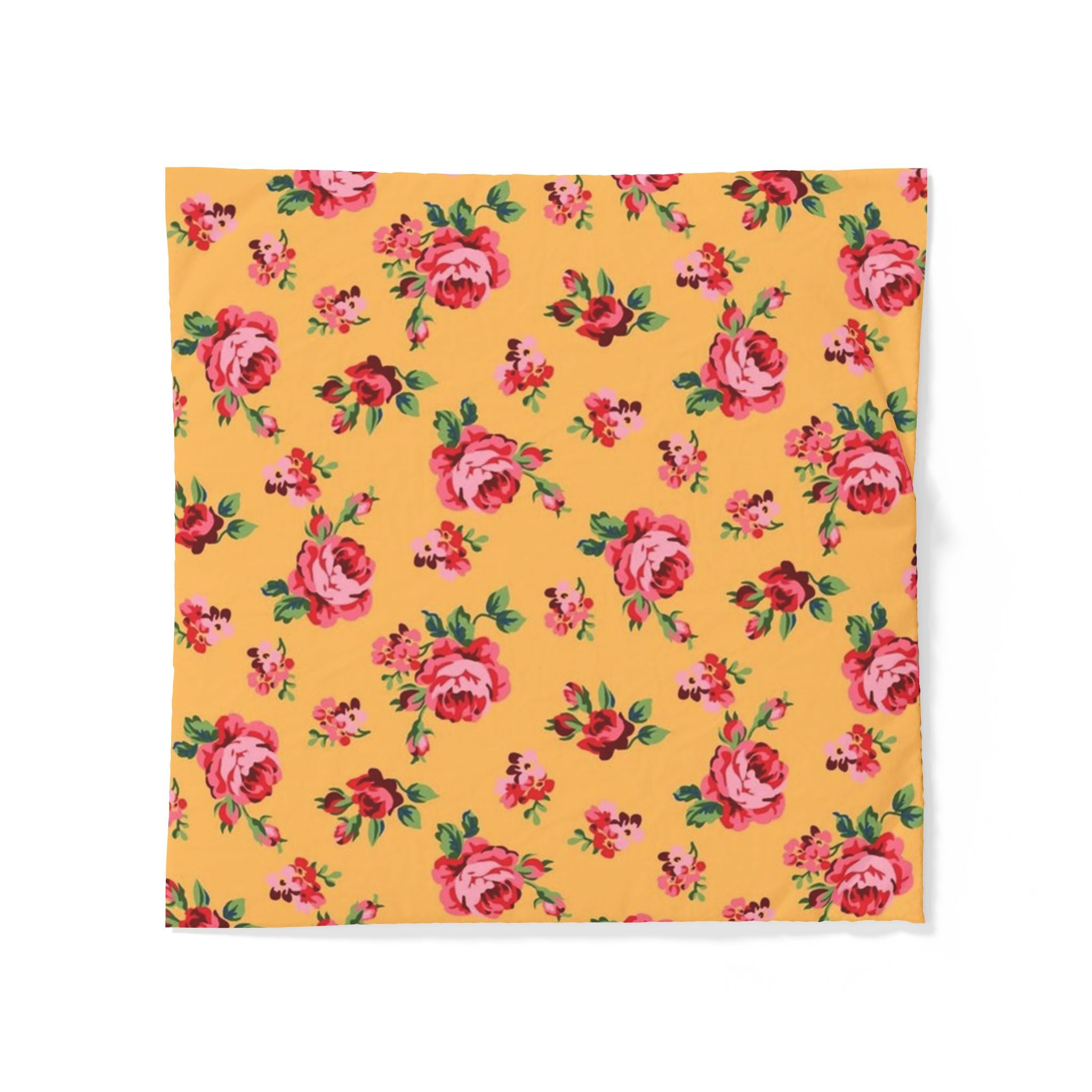 Fresh Flowers Cotton Duvet Cover