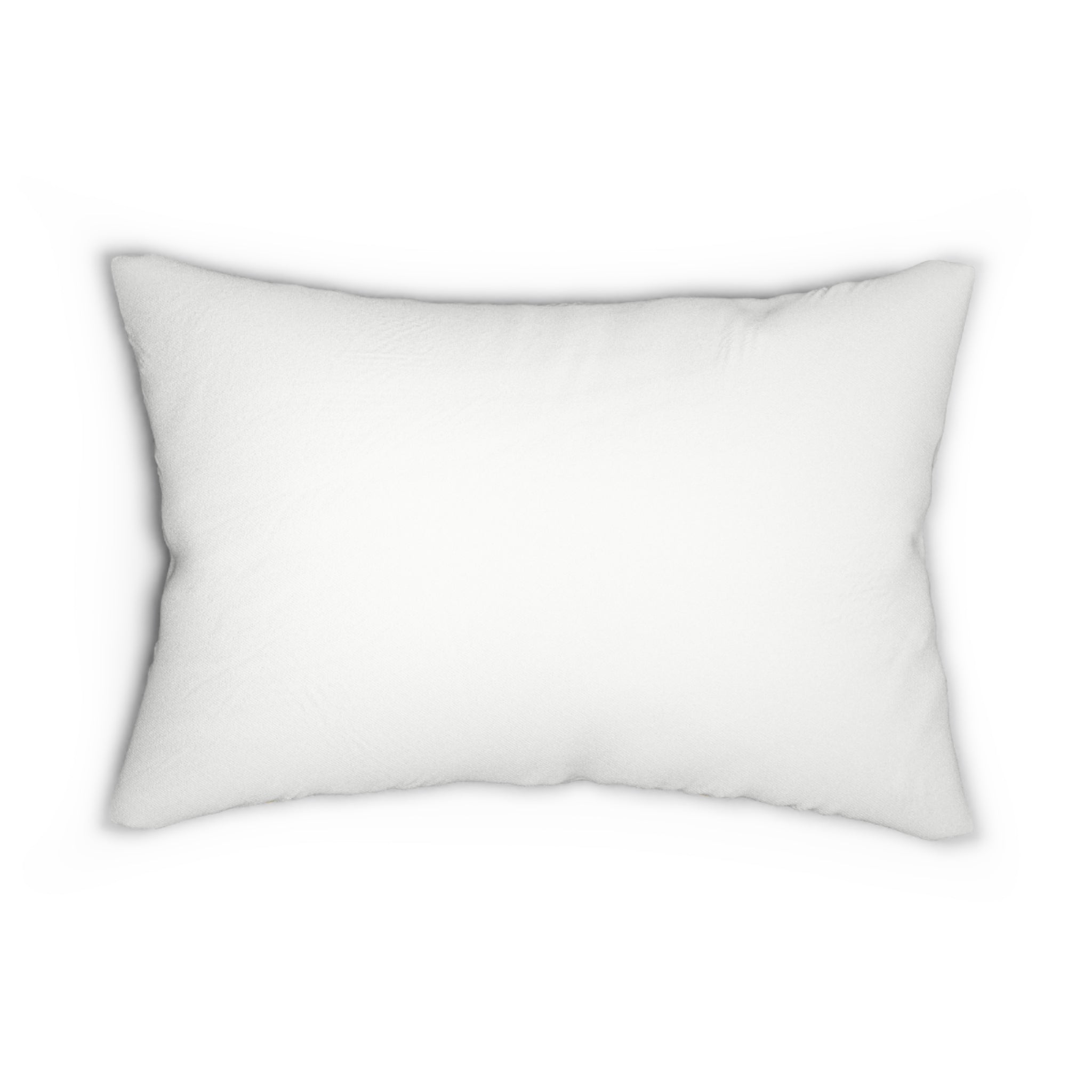 Starry Blue Border Lumbar Pillow — Yellow Stars Baby Nursery Accent