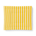 Yellow Stripe Cotton Comforter - Sunny Minimalist Bedspread