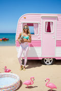 Malibu Barbie High-Waist Yoga Leggings