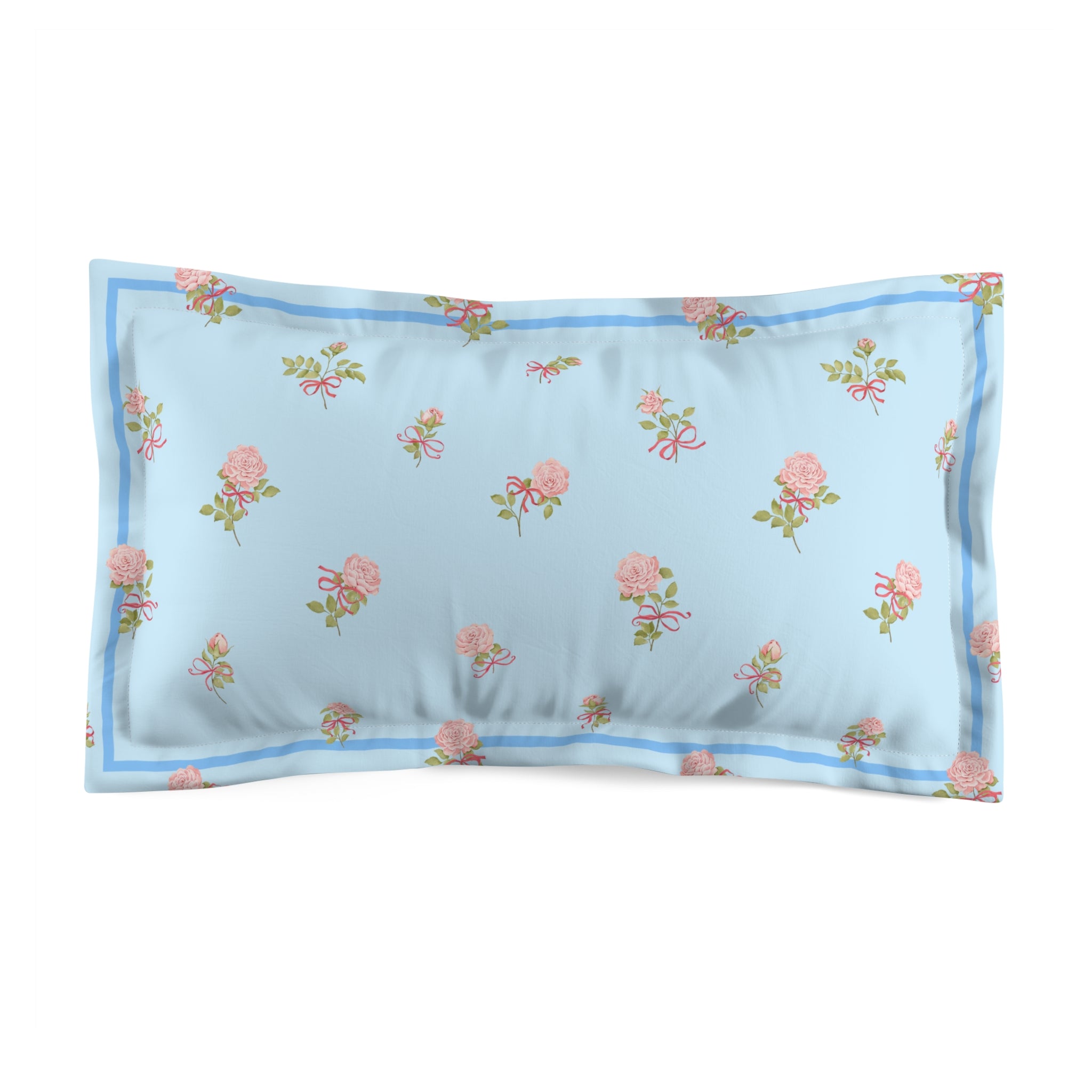 Baby Girl Floral Rose KING size Pillow Sham