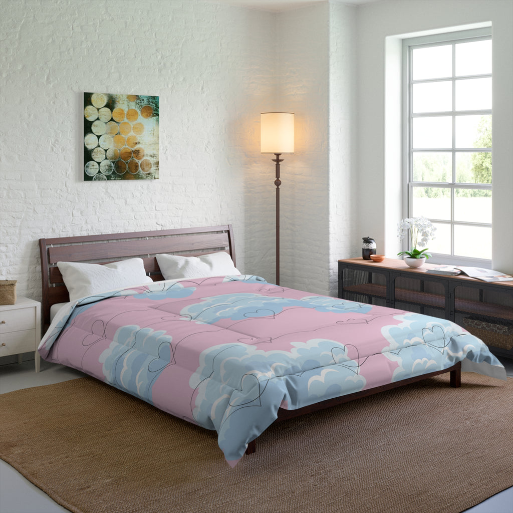 Pink Cloud Comforter