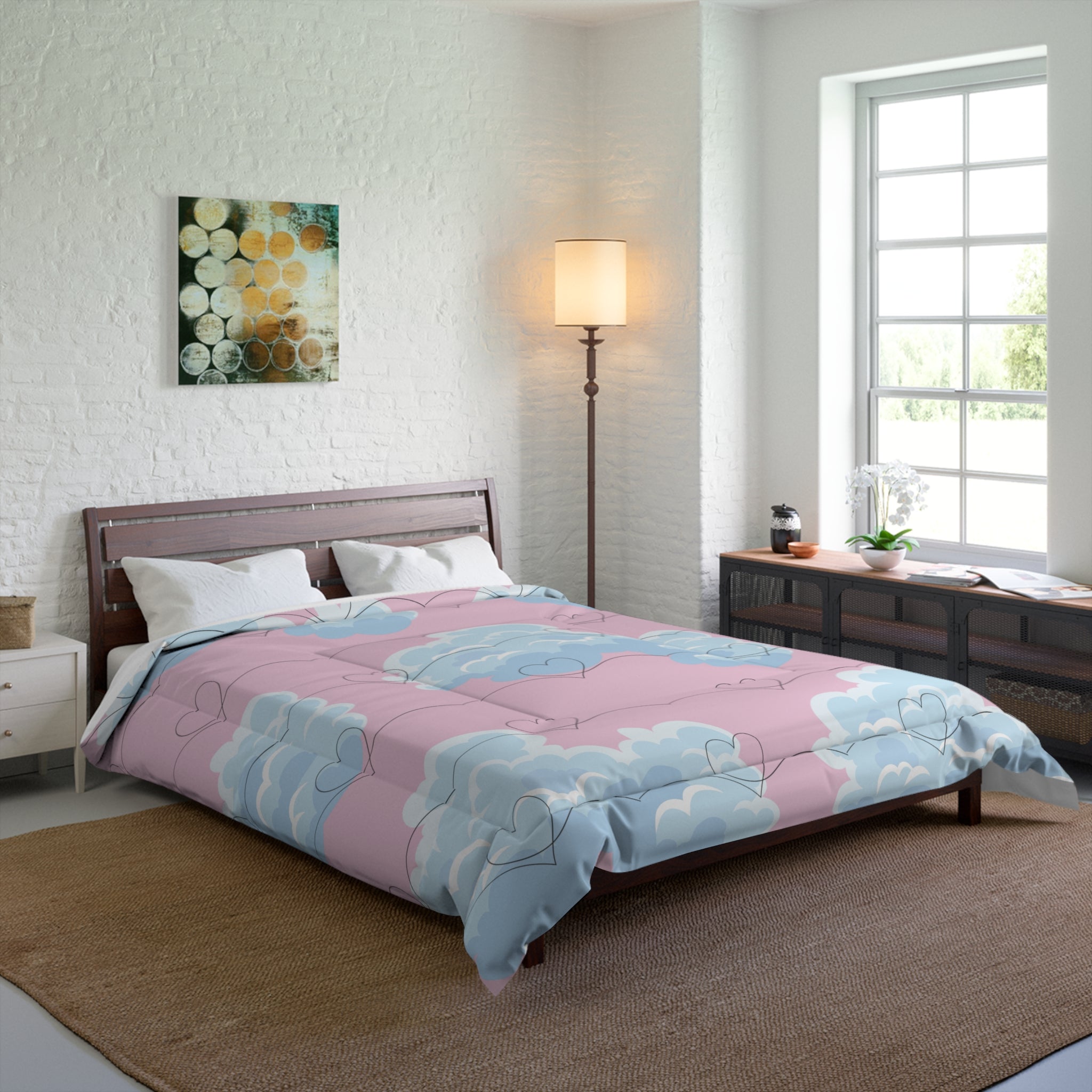 Pink Cloud Comforter