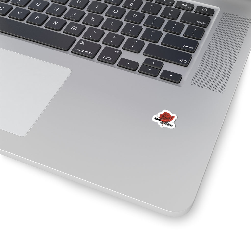 Rose Graphic Kiss-Cut Sticker — "Dope Anime" Laptop Decal
