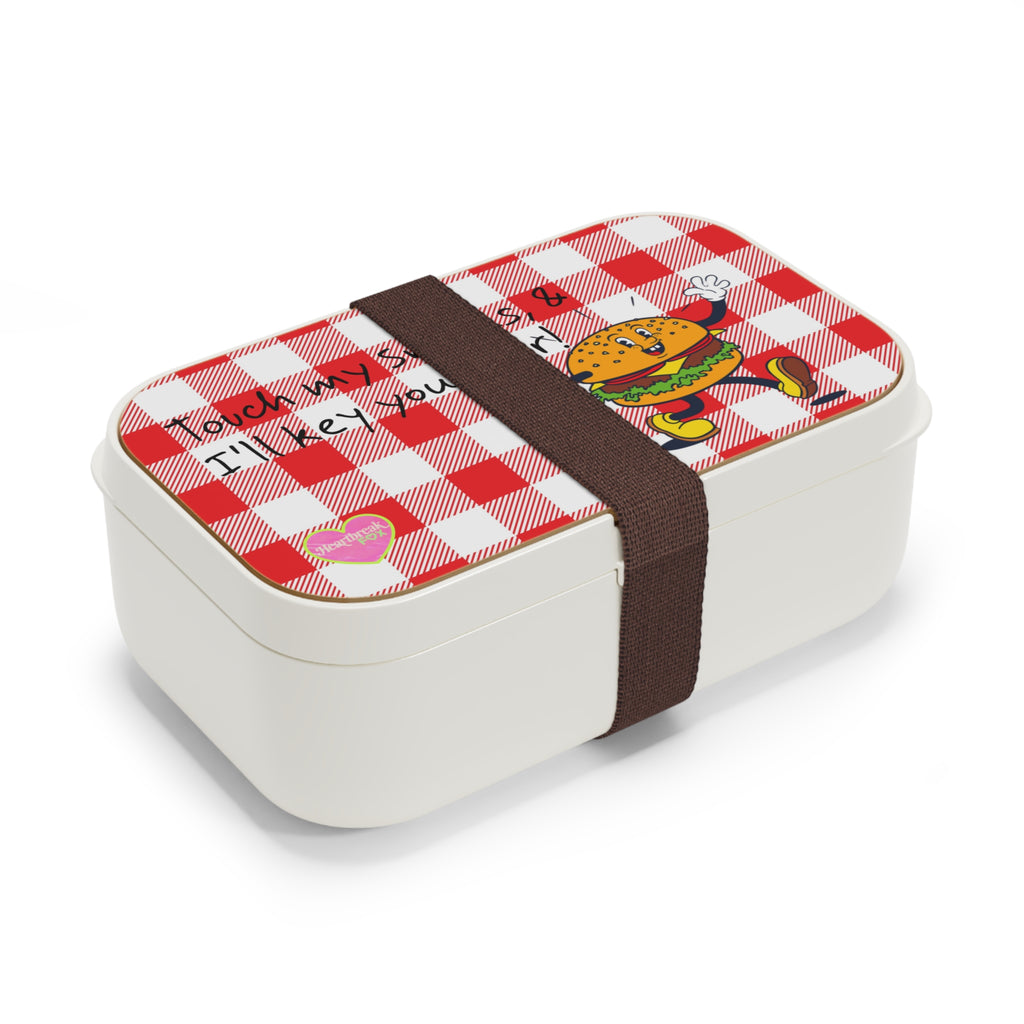 Bento Lunch Box — "Touch My Snacks, & I'll Key Your Car"