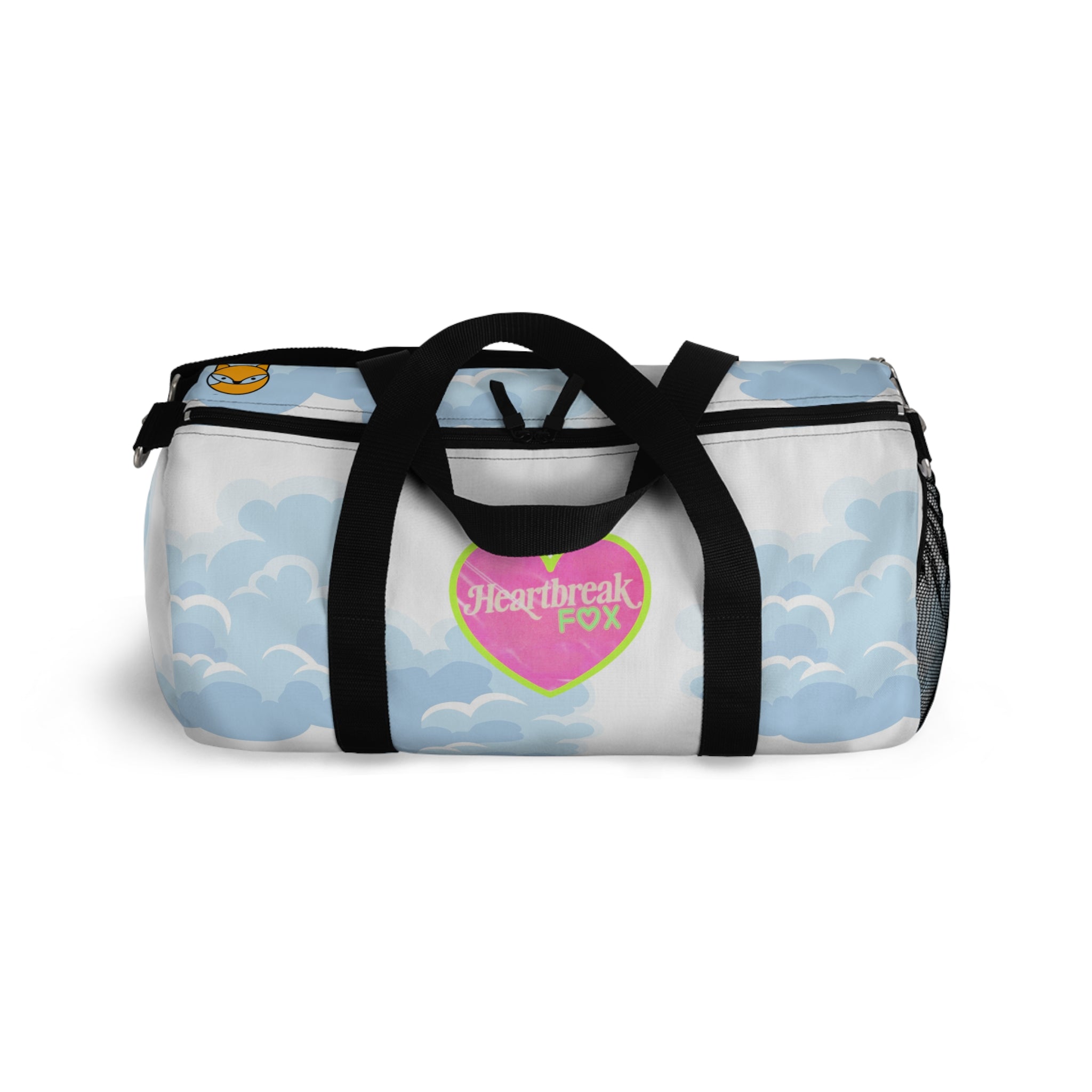 Heartbreak Fox Head In the Clouds Duffel Bag